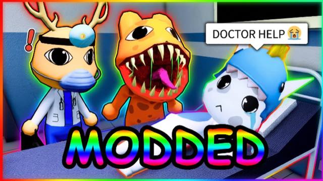 Current official promotional artwork for Anomaly Clinic ADMIN PANELZ showing modded clinic characters